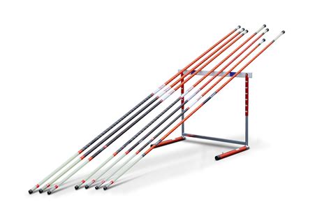 Team Bench with Back and Shelf. . Pole vault poles